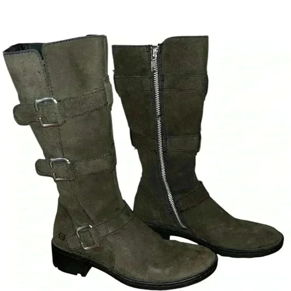 Born Tessa grey boots size 6.5 - Picture 2 of 5